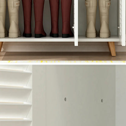 Modern Wooden Ventilated Storage Cabinet with Straight Legs
