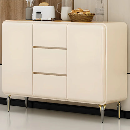 Scandinavian White Sideboard with Drawers & Cabinets