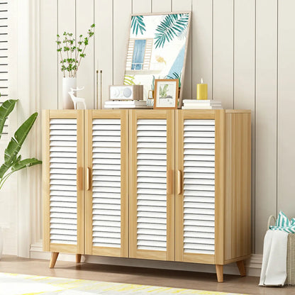 Modern Wooden Ventilated Storage Cabinet with Straight Legs