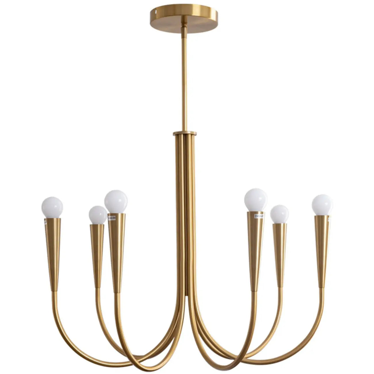 Mid-Century Branch Ceiling Chandelier with Adjustable Height