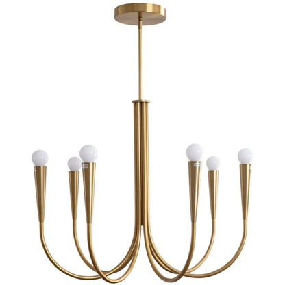 Mid-Century Branch Ceiling Chandelier with Adjustable Height