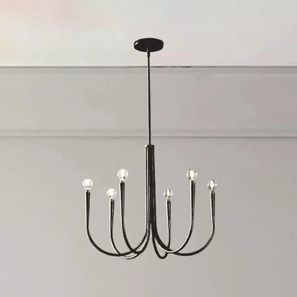 Mid-Century Branch Ceiling Chandelier with Adjustable Height