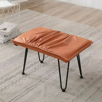 Cotton Upholstered Rocking Chair with Removable Cushions