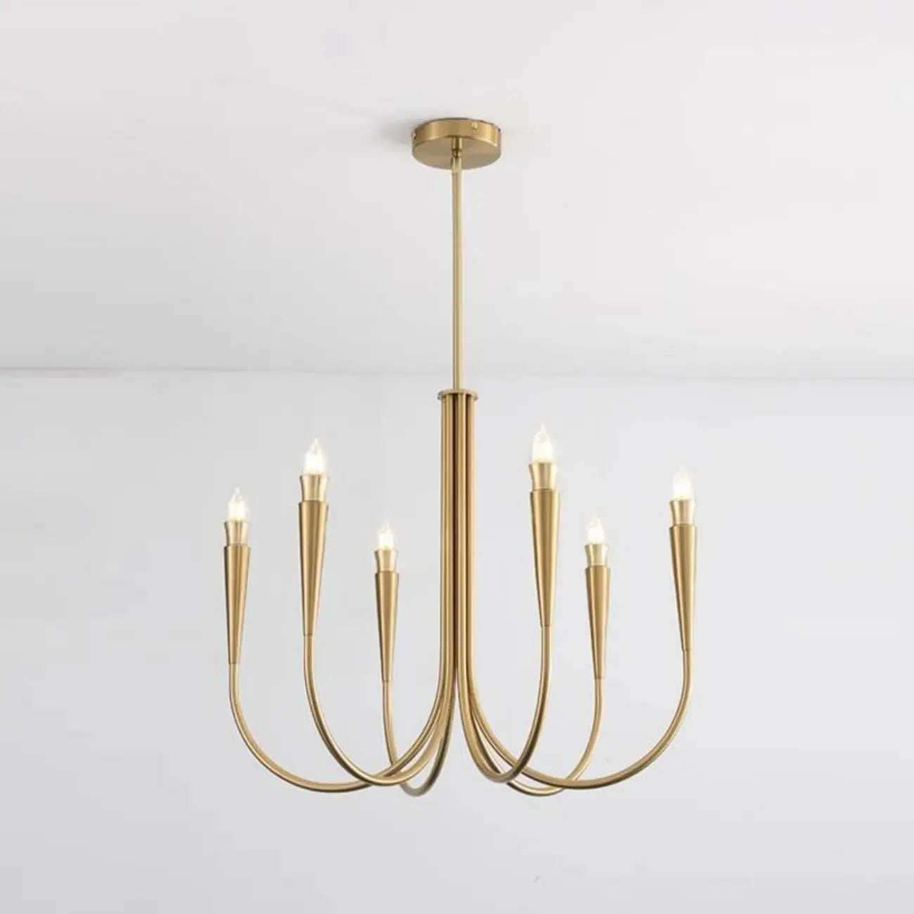 Mid-Century Branch Ceiling Chandelier with Adjustable Height