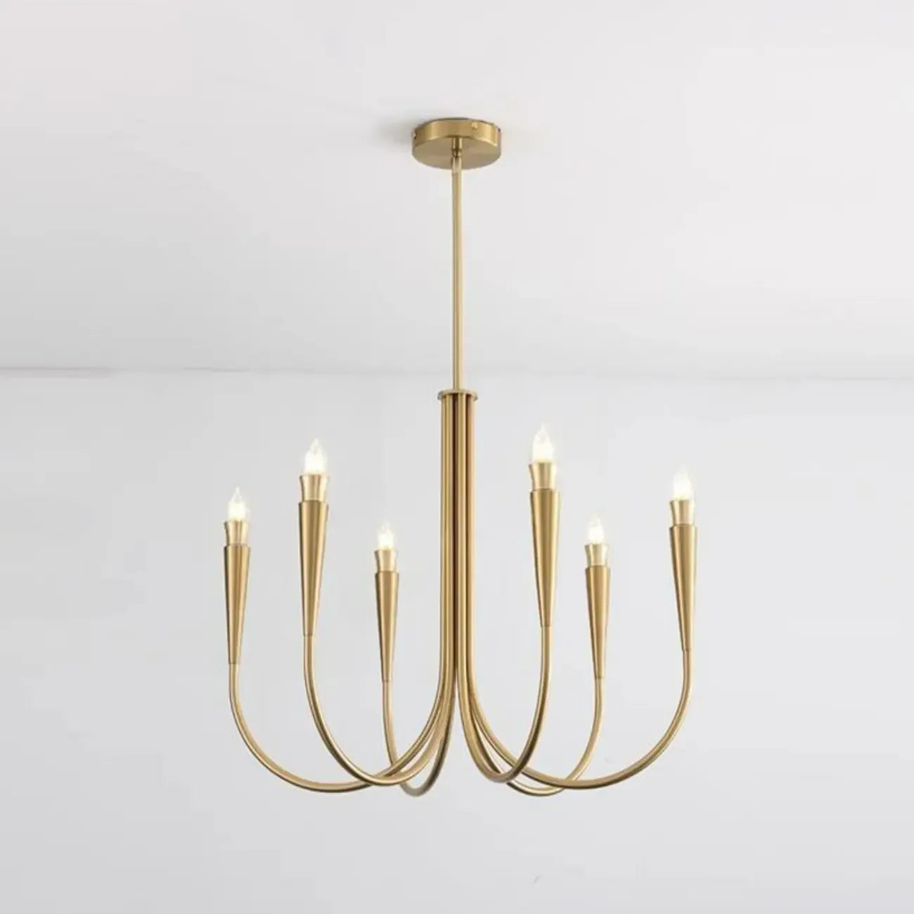 Mid-Century Branch Ceiling Chandelier with Adjustable Height