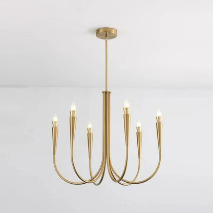 Mid-Century Branch Ceiling Chandelier with Adjustable Height