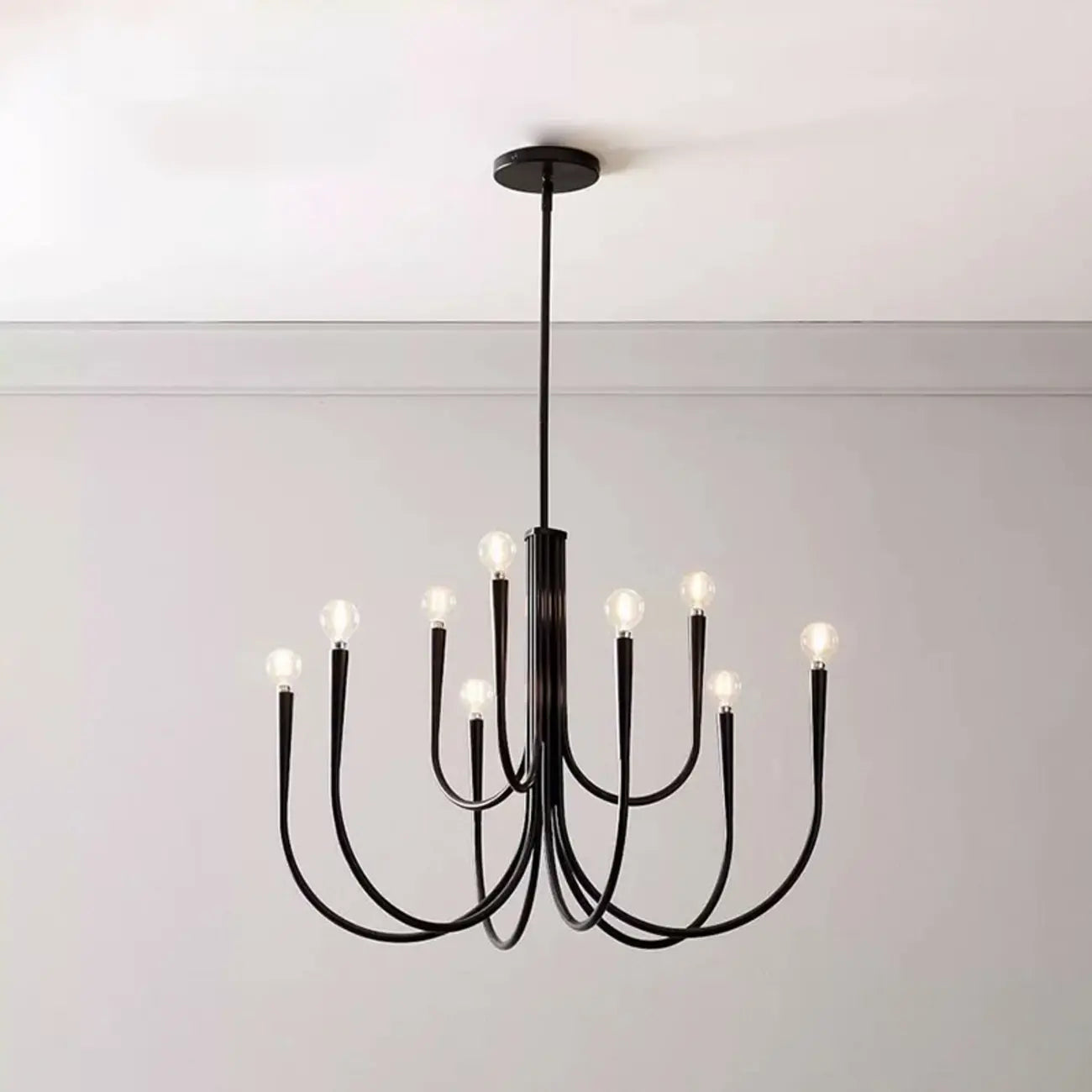 Mid-Century Branch Ceiling Chandelier with Adjustable Height