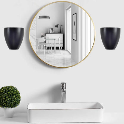 Modern Black Wall-Mounted LED Vanity Light for Bathroom