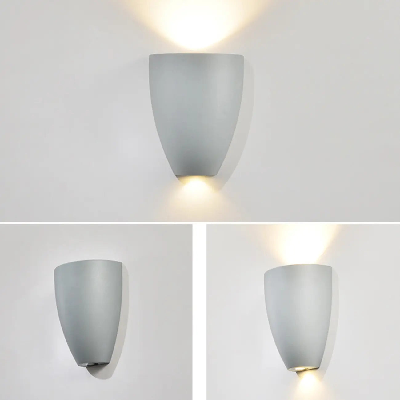 Modern Black Wall-Mounted LED Vanity Light for Bathroom