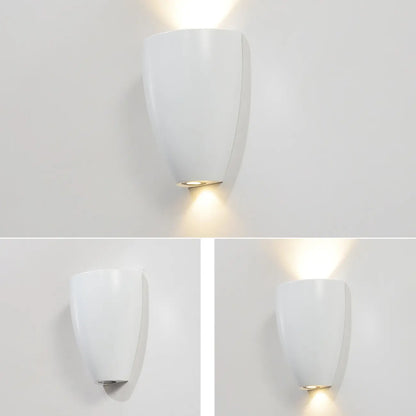 Modern Black Wall-Mounted LED Vanity Light for Bathroom