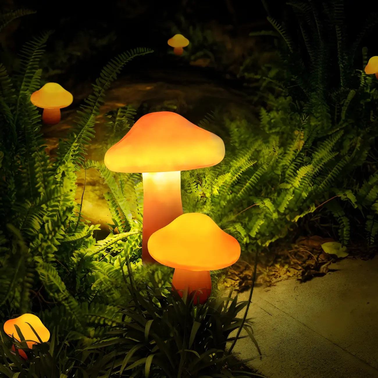 Lovely LED Lawn Mushroom Landscape Light for Garden Pathway