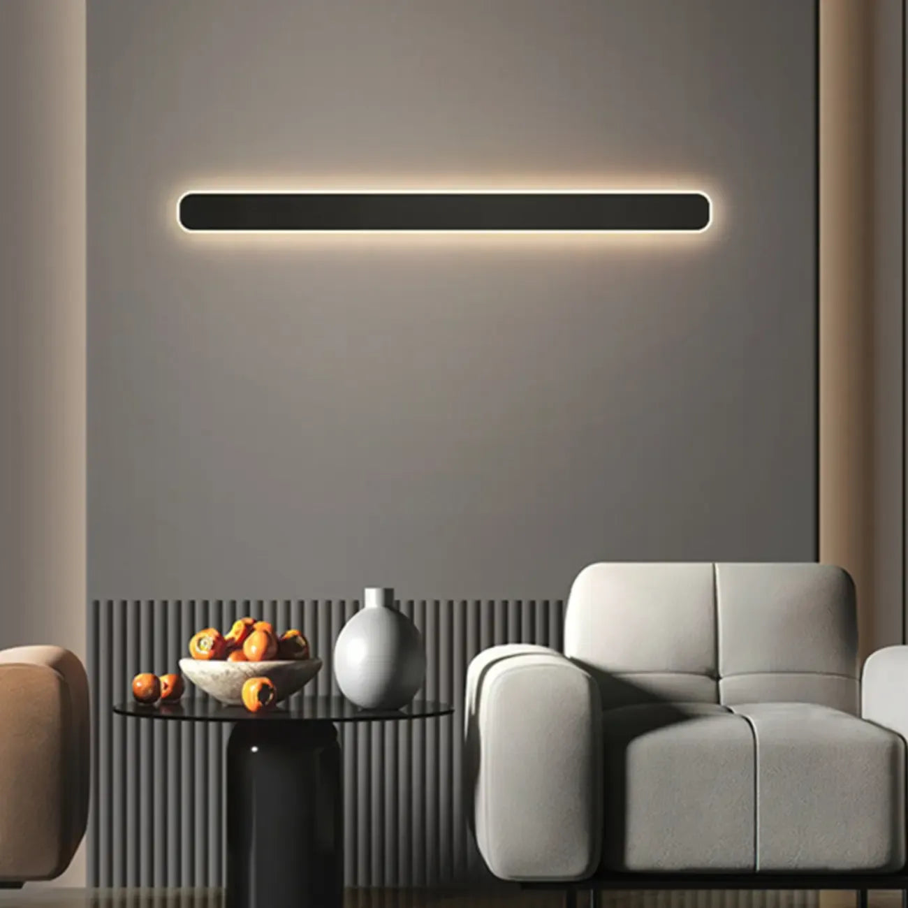 Indoor Modern LED Linear Wall Light with Acrylic Shade