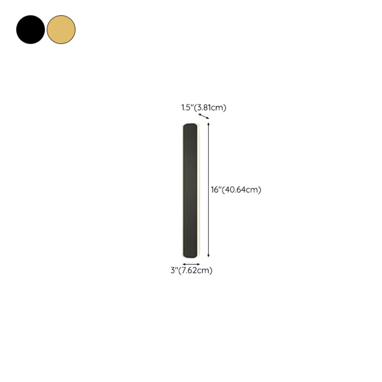 Indoor Modern LED Linear Wall Light with Acrylic Shade