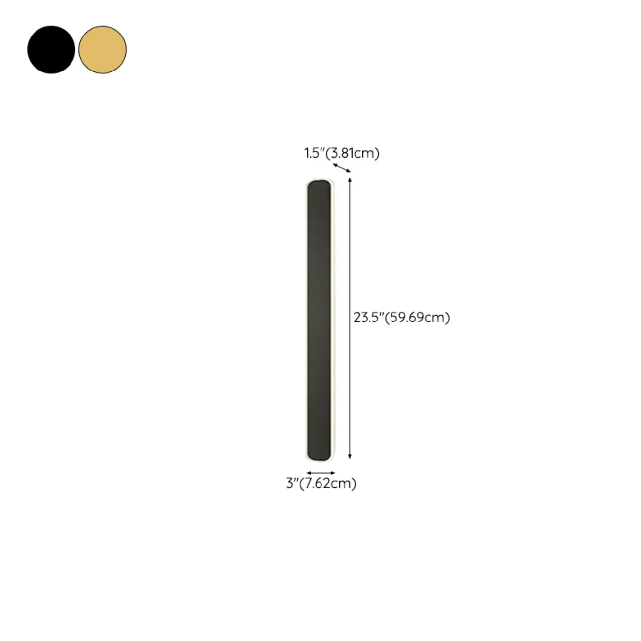 Indoor Modern LED Linear Wall Light with Acrylic Shade