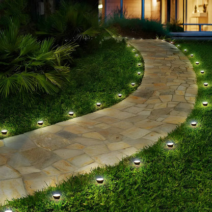 LED Solar Mini In-Ground Spotlight for Courtyard Garden