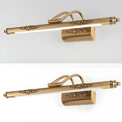 Gold Geometric LED Bathroom Vanity Mirror Lights