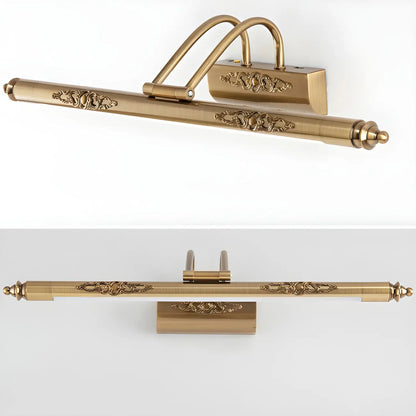 Gold Geometric LED Bathroom Vanity Mirror Lights