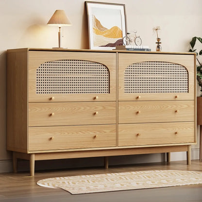 Mid-Century Modern Storage Cabinet for Parlor, Glass Door