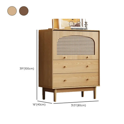 Mid-Century Modern Storage Cabinet for Parlor, Glass Door