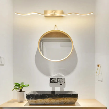 Wall-Mounted Bathroom LED Vanity Light with Silica Gel Shade