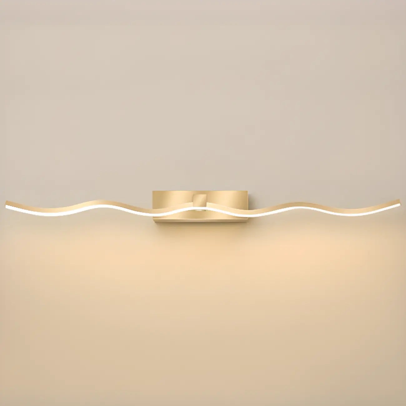 Wall-Mounted Bathroom LED Vanity Light with Silica Gel Shade