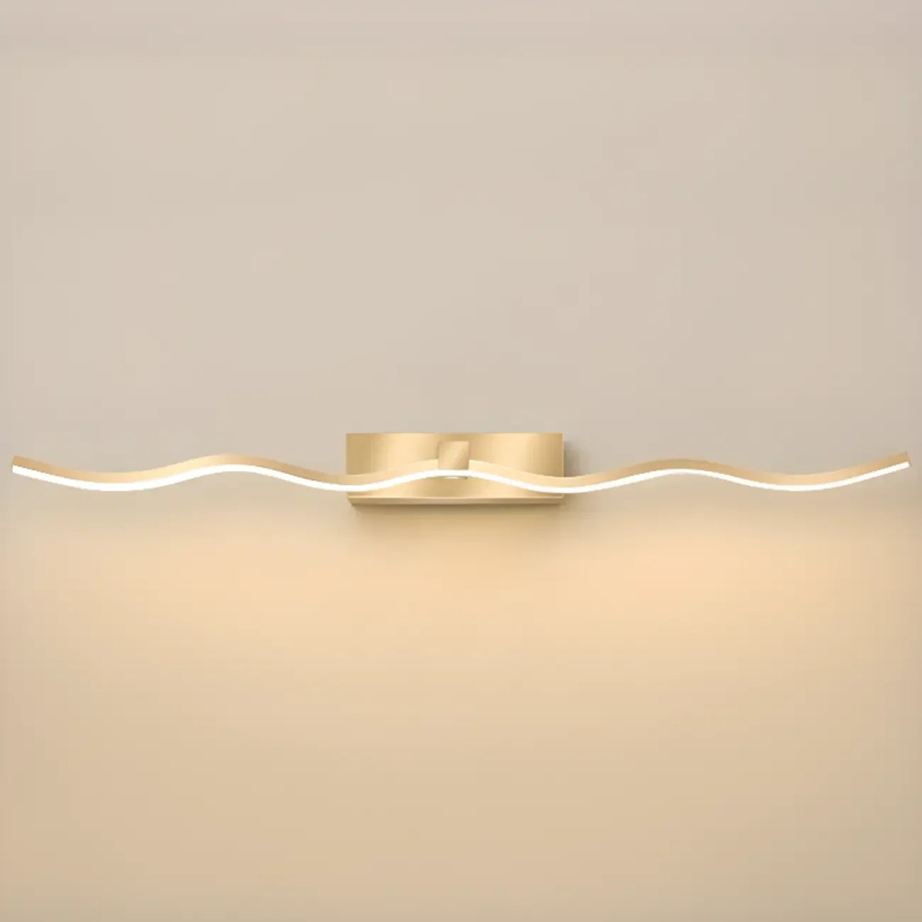 Wall-Mounted Bathroom LED Vanity Light with Silica Gel Shade