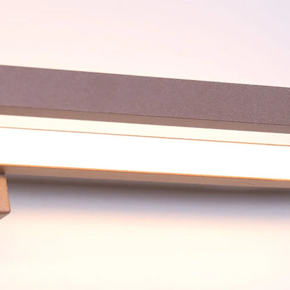 Modern Coffee Straight LED Bathroom Vanity Light in Hardwired
