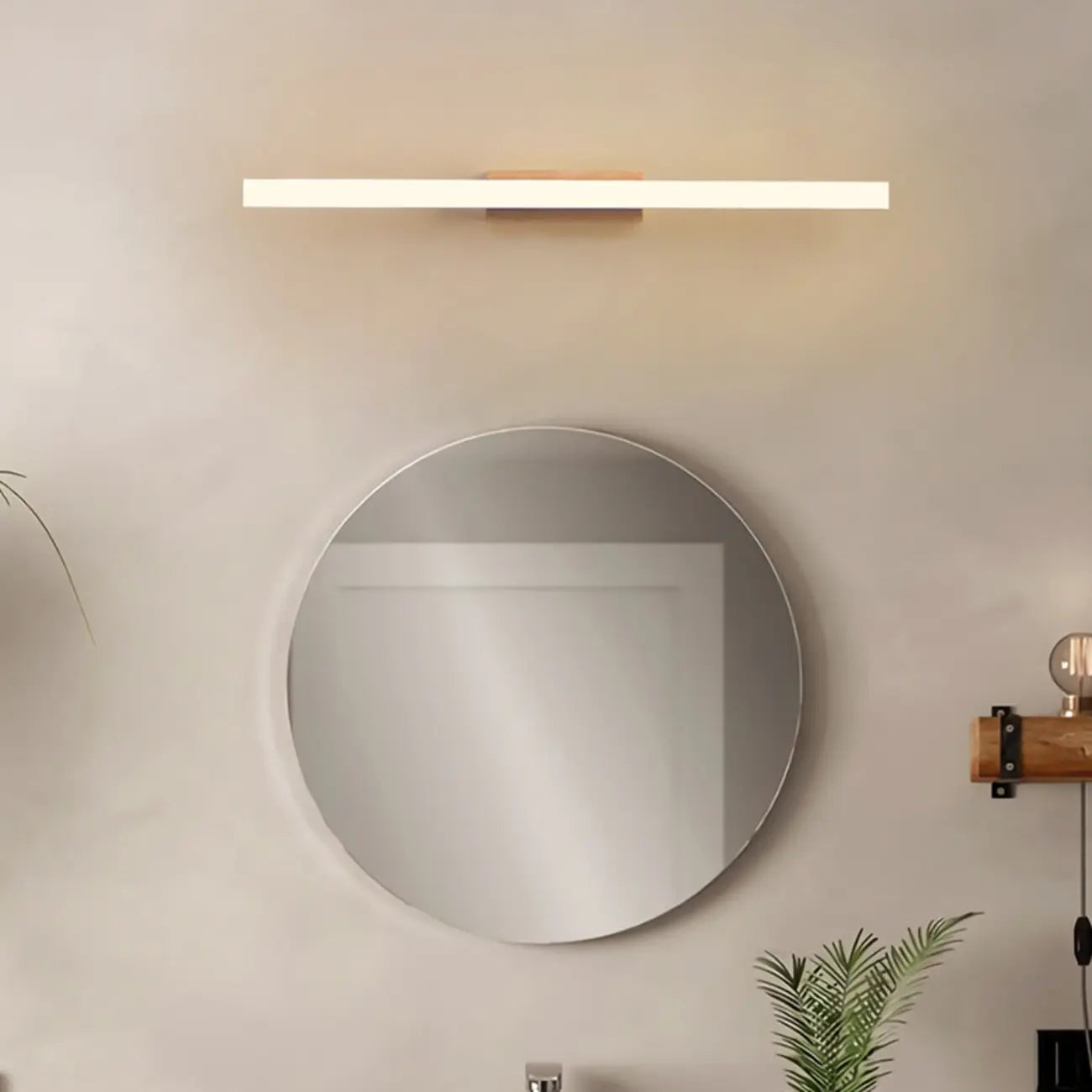 Simple Wall-Mounted LED Vanity Light for Bathroom decor