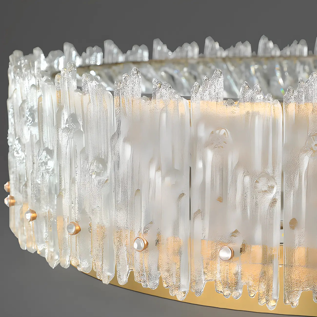 Modern Cylinder Crystal Ceiling Light for Living Room Use