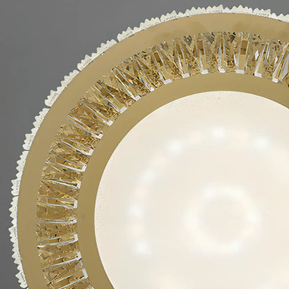Modern Cylinder Crystal Ceiling Light for Living Room Use