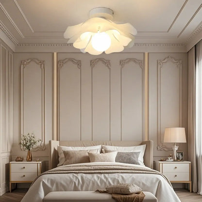 8 Elegant Floral Acrylic LED Ceiling Light for Indoor Use