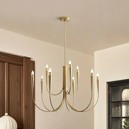 Mid-Century Branch Ceiling Chandelier with Adjustable Height