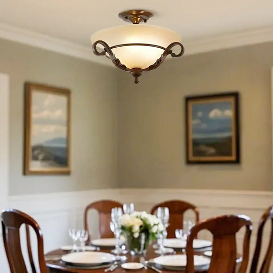 Contemporary 3-Light Ceiling Lamp for Living Room Decor