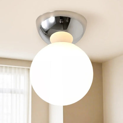 5 to 9 Inch Acrylic Globe Ceiling Light for Residential Use