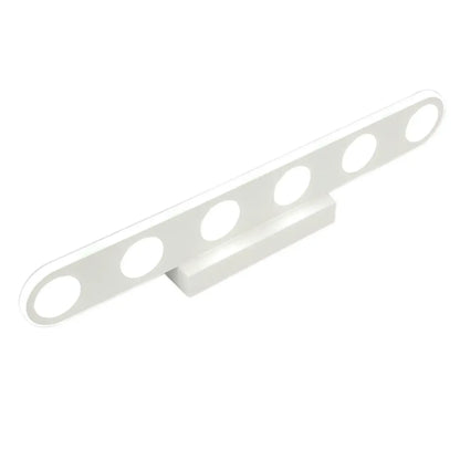 6-Light White Acrylic LED Bar Vanity Light for Bathroom