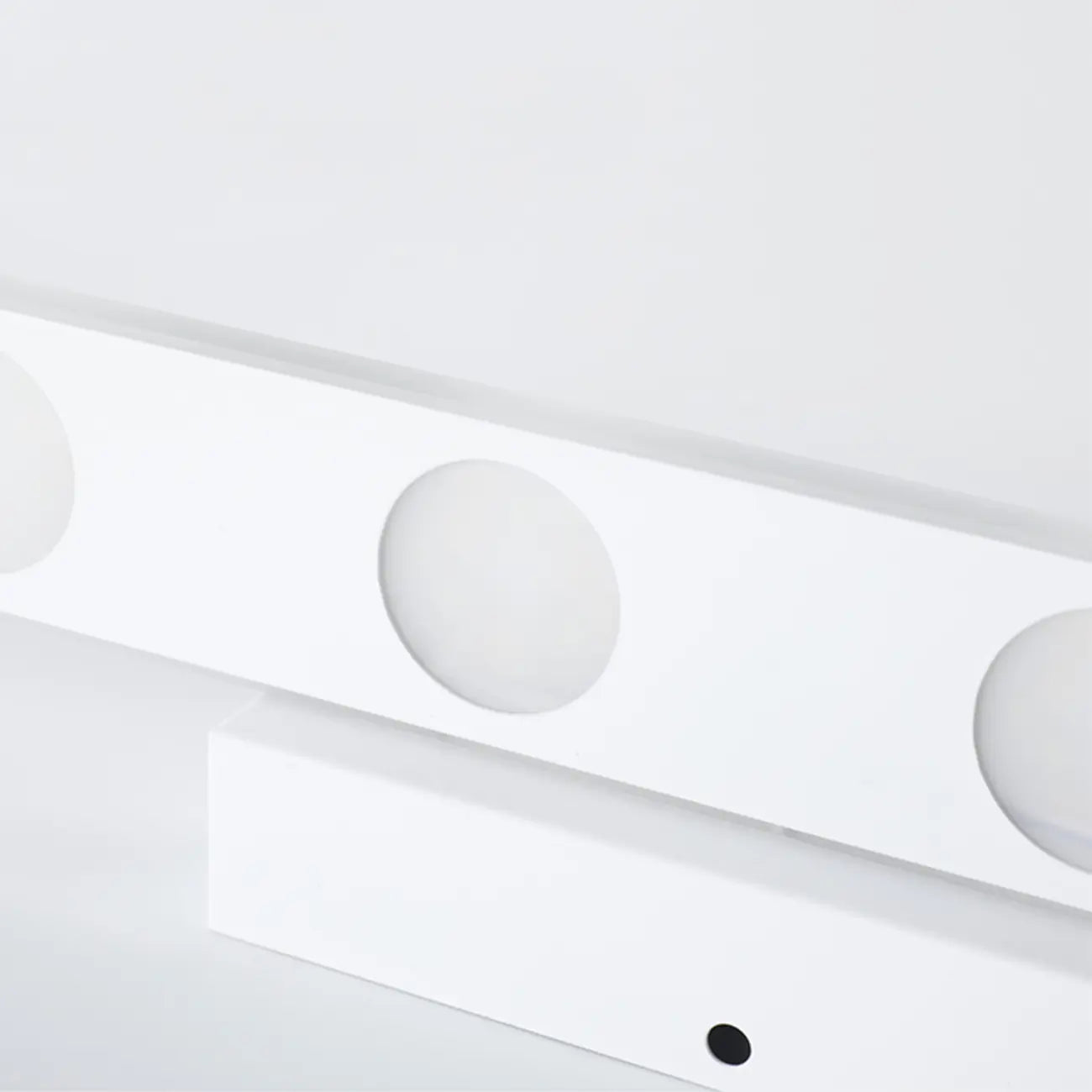 6-Light White Acrylic LED Bar Vanity Light for Bathroom