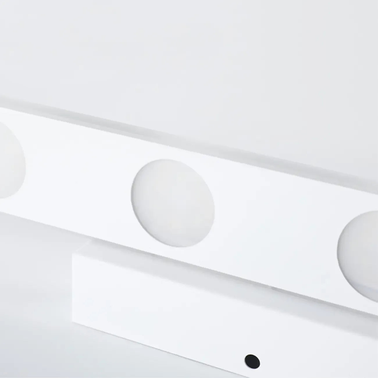 6-Light White Acrylic LED Bar Vanity Light for Bathroom