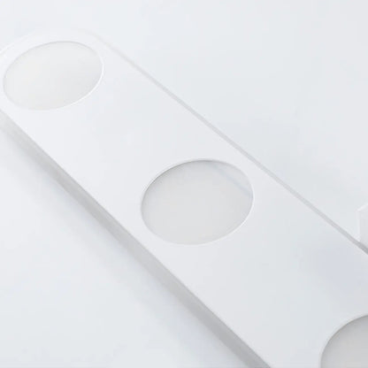 6-Light White Acrylic LED Bar Vanity Light for Bathroom