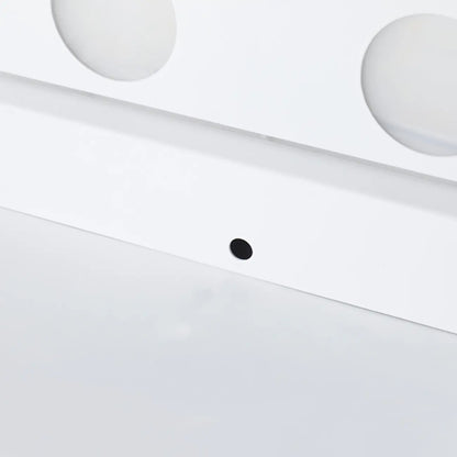 6-Light White Acrylic LED Bar Vanity Light for Bathroom