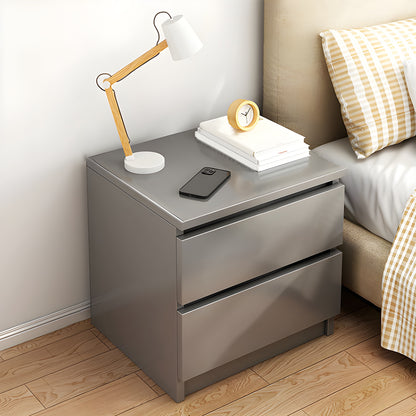 Modern Wood White Bedside Nightstand Drawer Storage
