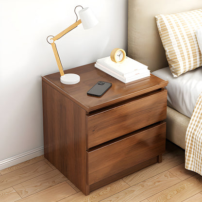 Modern Wood White Bedside Nightstand Drawer Storage