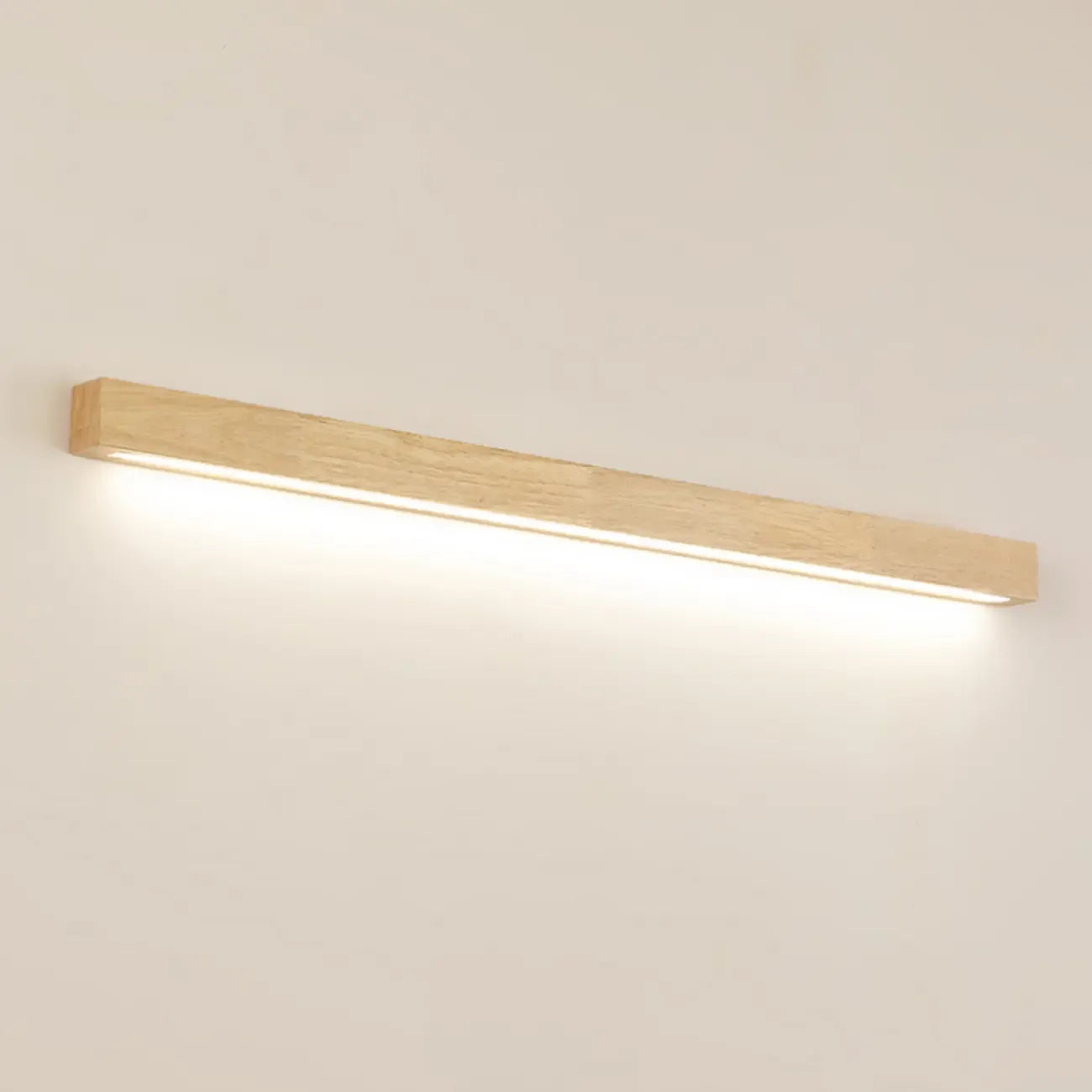 Indoor Minimalist Wooden Linear LED Wall Light