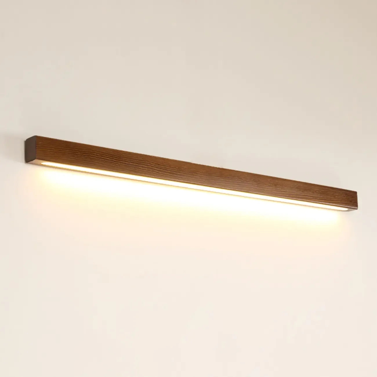 Indoor Minimalist Wooden Linear LED Wall Light