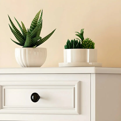 Modern Slim White Shoe Cabinet with Drawer for Hallway