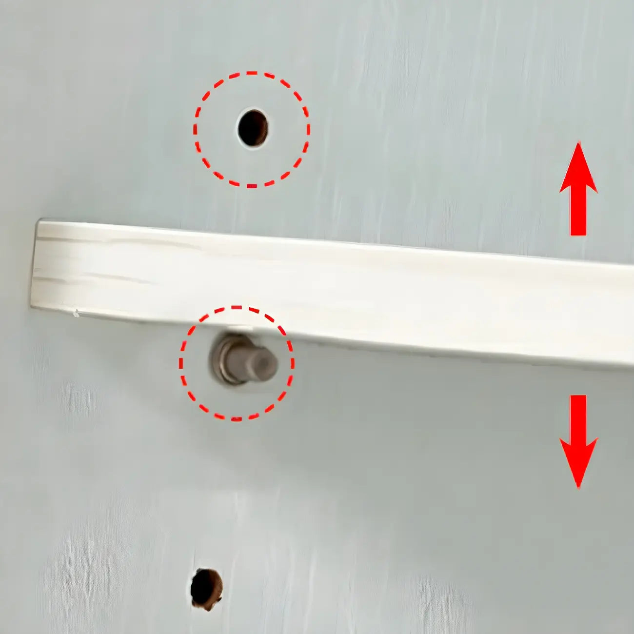 Modern Slim White Shoe Cabinet with Drawer for Hallway