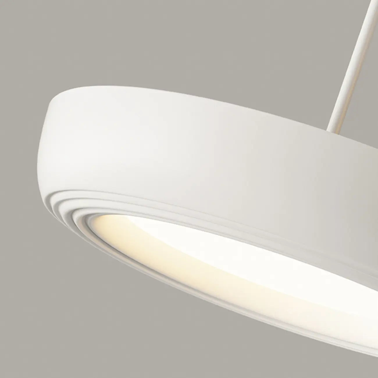 Sleek Metal Round Dimmable LED Island Pendant Light for Kitchen