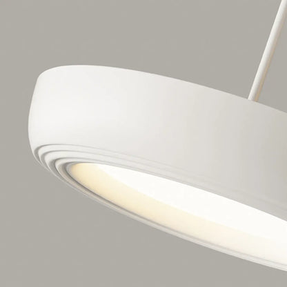 Sleek Metal Round Dimmable LED Island Pendant Light for Kitchen