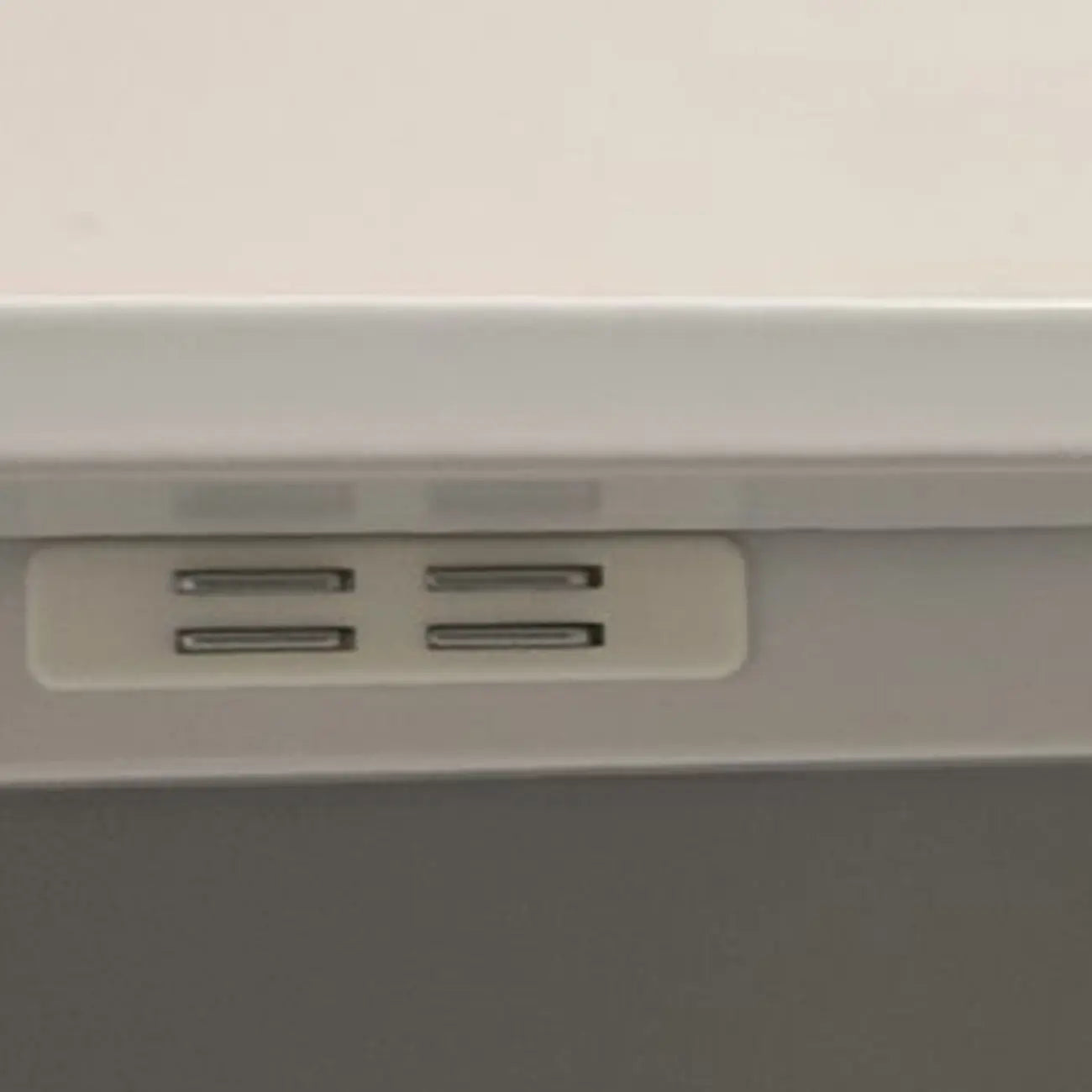 Modern White-Gray Metal Hallway Shoe Storage Cabinet