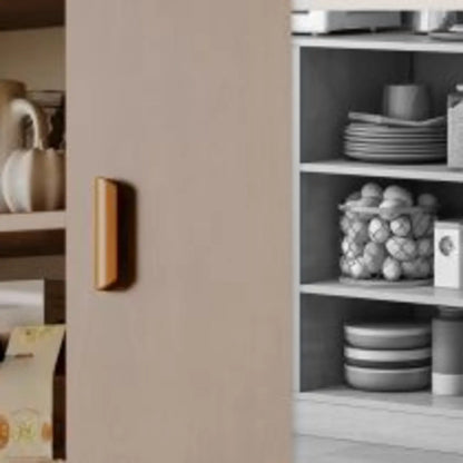 Large Wooden Acrylic Display Storage Adjustable Buffet Cabinet