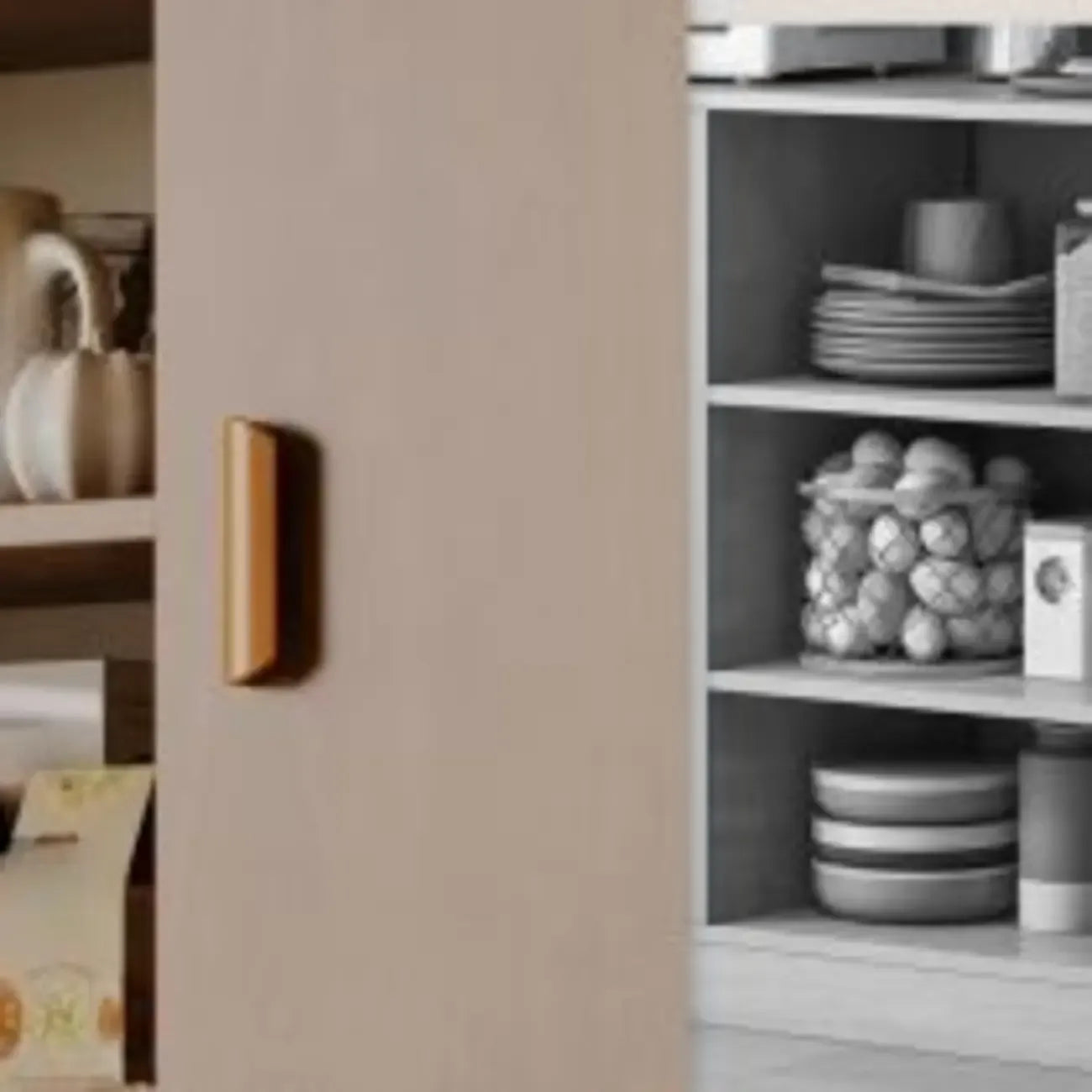 Large Wooden Acrylic Display Storage Adjustable Buffet Cabinet